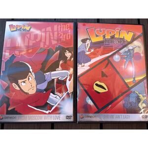 Lupin the 3rd TV show set vol 11 + 17 from Moscow with love/ theivin ain’t easy
